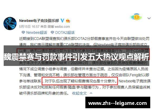 魏震禁赛与罚款事件引发五大热议观点解析
